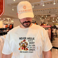 Funny Chicken Never Argue with a Short July Girl shirt