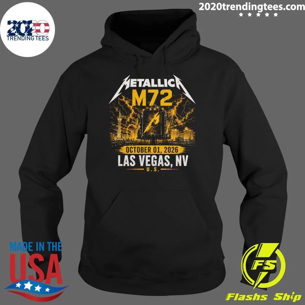 Metallica M72 World Tour October 01, 2026 Las Vegas, NV, U.S. Shirt
