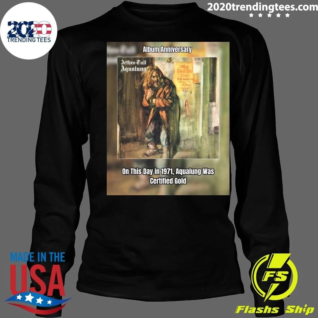 On This Day in 1971, Aqualung Was Certified Gold Shirt