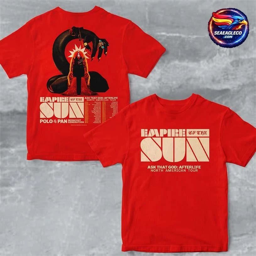 Empire Of The Sun Ask That God Afterlife North American Tour 2026 Two Sided Shirt