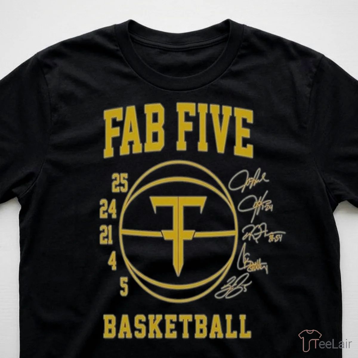 FAB FIVE Michigan Basketball Shirt