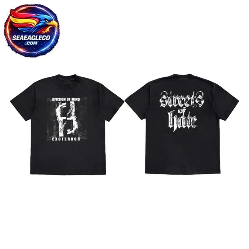 Streets Of Hate Division Of Mind Exoterror Two Sided Shirt
