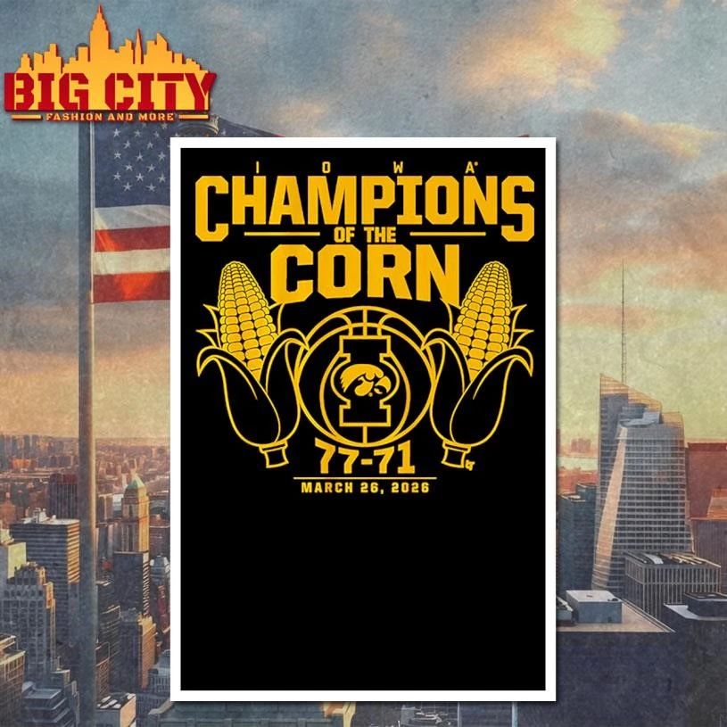 Iowa Basketball Champions Of The Corn College Shirt