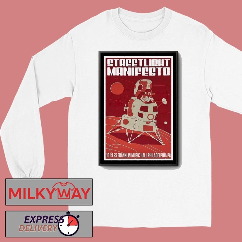 Streetlight Manifesto October 19, 2025 Franklin Music Hall, Philadelphia, PA Poster shirt