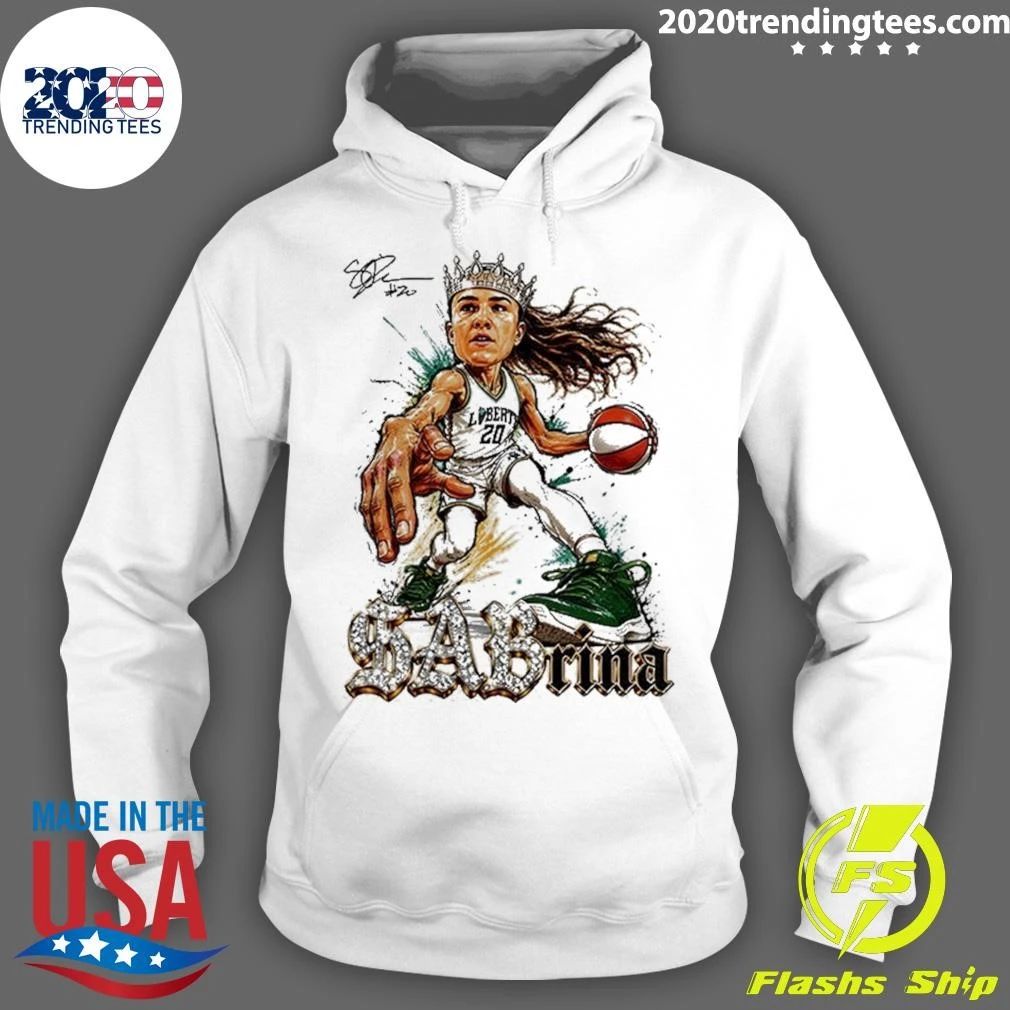 Sabrina Ionescu New York Liberty WNBA 2026 Commissioner’s Cup Champions Caricature Signature Shirt