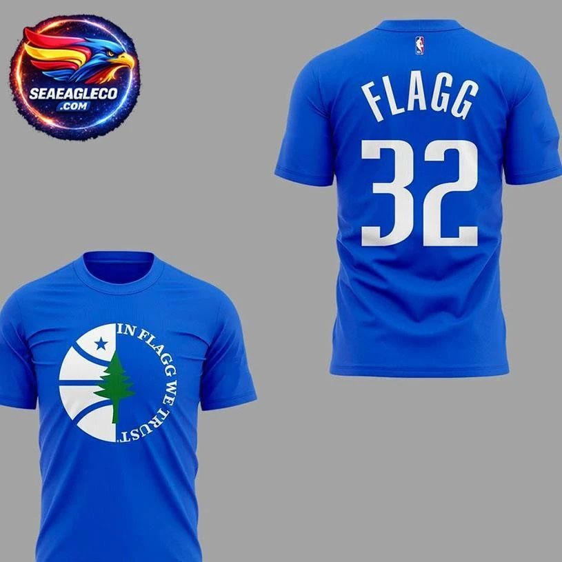 Dallas Mavericks In Flagg We Trust Two Sided Shirt