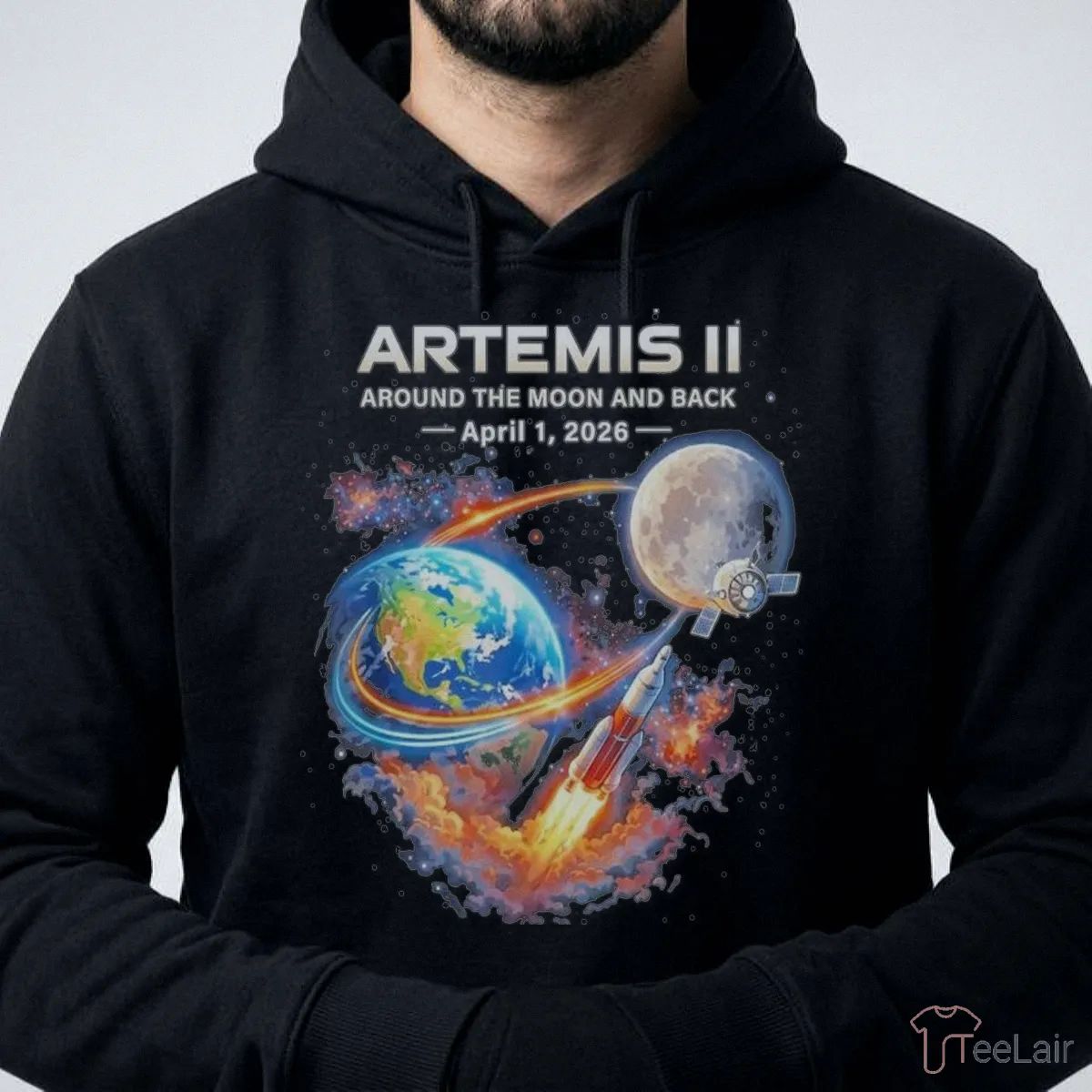 Artemis II Rocket Space Launch Back To The Moon Mission 2026 Shirt