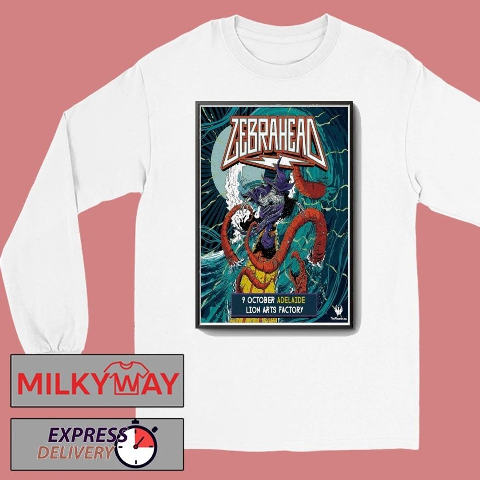 Zebrahead Oct 9 2025 Lion Arts Factory Adelaide Australia Poster shirt