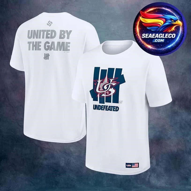 USA Baseball 2026 World Baseball Classic Complex Undefeated United By The Game Two Sided Shirt