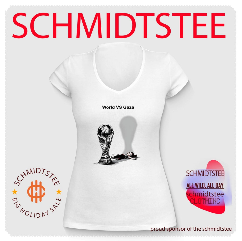 World vs Gaza FIFA Trophy Political Human Rights shirt