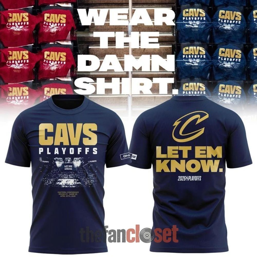 Cleveland Cavaliers 2026 NBA Playoffs Wear The Damn Shirt