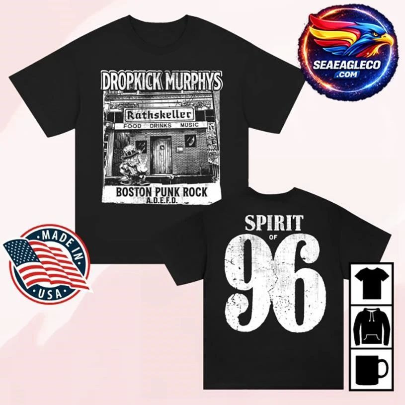 Dropkick Murphys Rathskeller 96 Two Sided Shirt