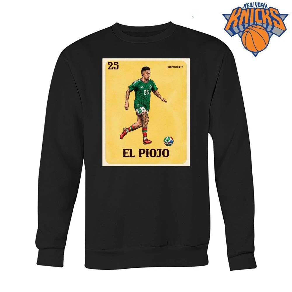 Mexico Soccer El Piojo Vintage Loteria Card Tattoos Fan Art Design Shirt