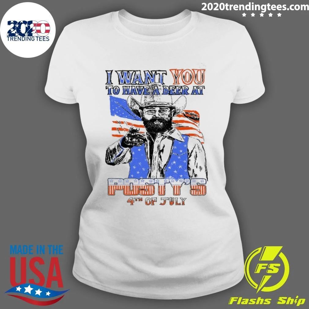 I Want You To Have A Beer At Posty’s 4th of July 2026 Bar Post Malone in Nashville, Tennessee Shirt