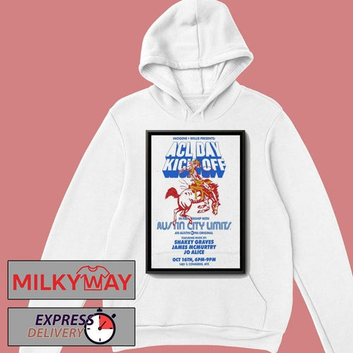 ACL Day Kick Off Imogene, Willie Texas Poster shirt