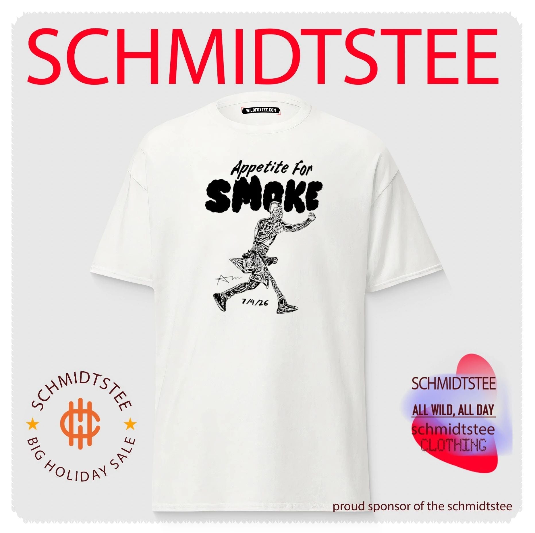 Appetite For Smoke 7 4 26 Shirt