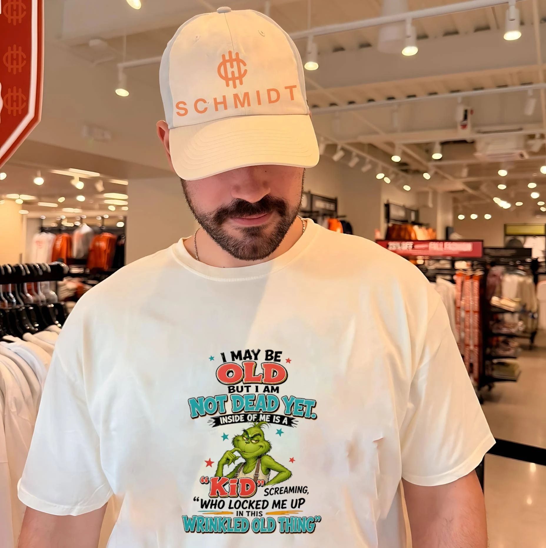The Grinch I May Be Old but I Am Not Dead Yet Quote shirt