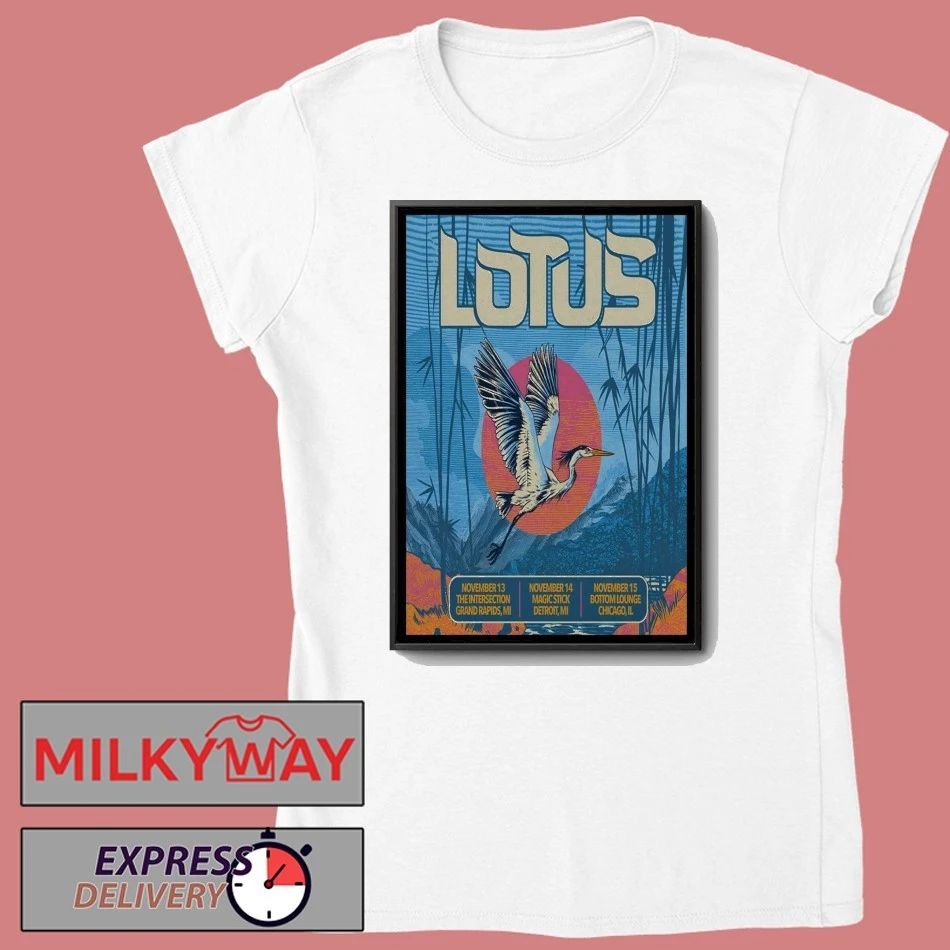 Lotus Nov 15 2025 Chicago IL Poster shirt