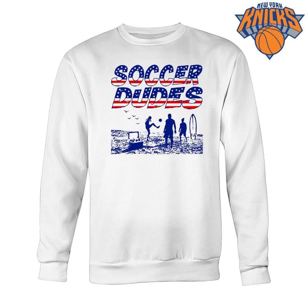 Soccer Dudes American Flag Beach US Football Men In Blazers Summer Shirt