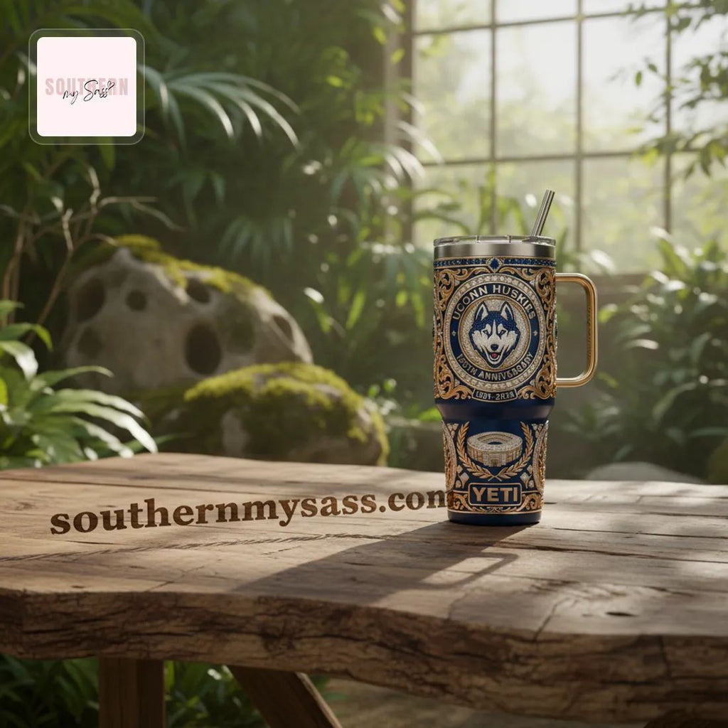 UCONN Huskies 125th Anniversary Luxury YETI Tumbler