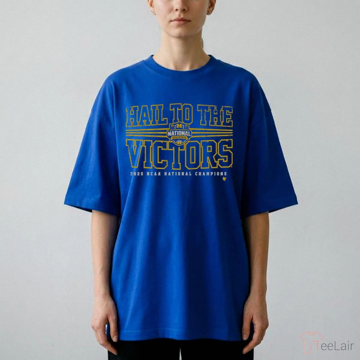 Michigan Wolverines MBB 2026 National Champions Hail To The Victors Shirt