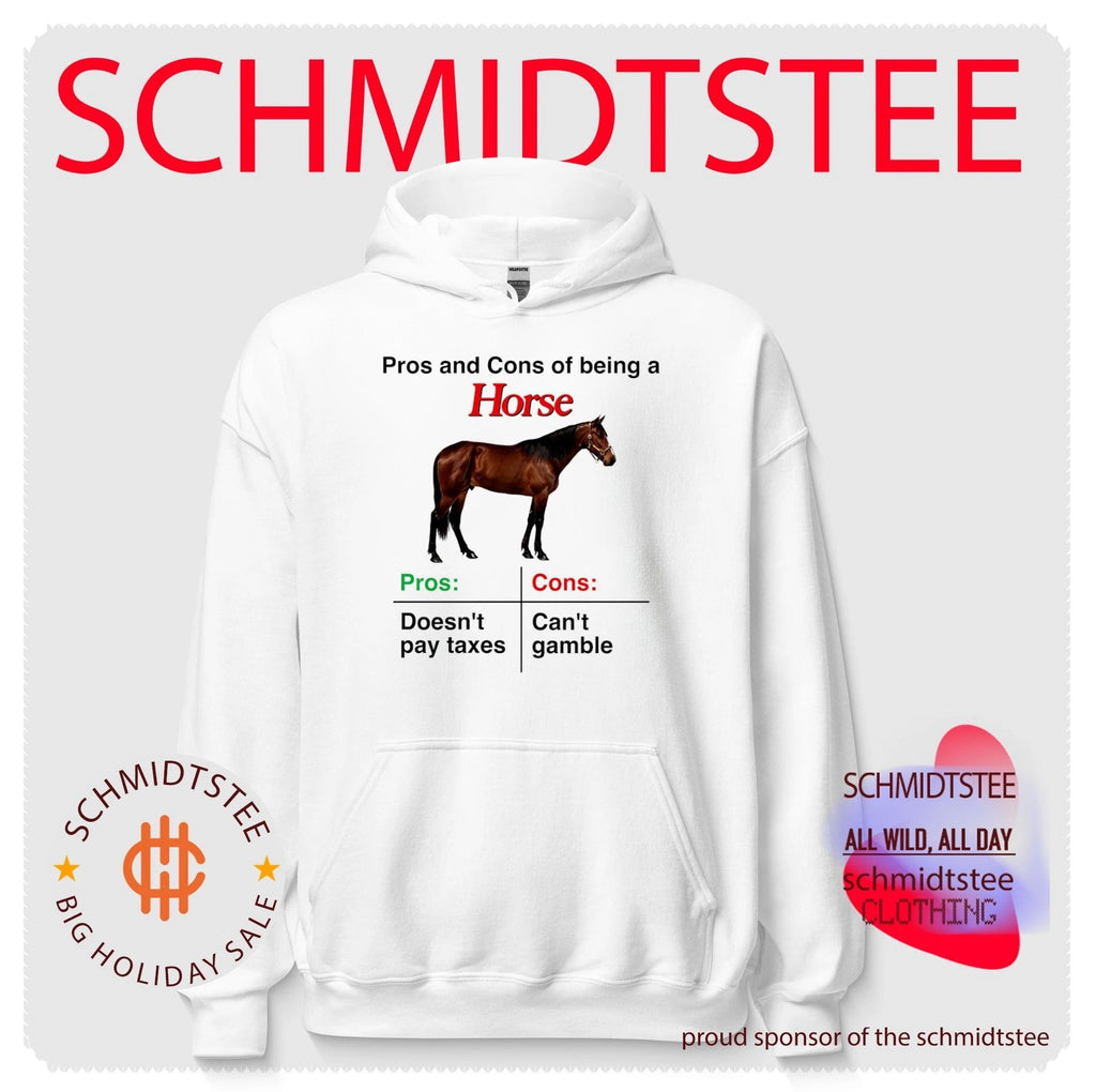 Pros and Cons of Being a Horse funny animal shirt