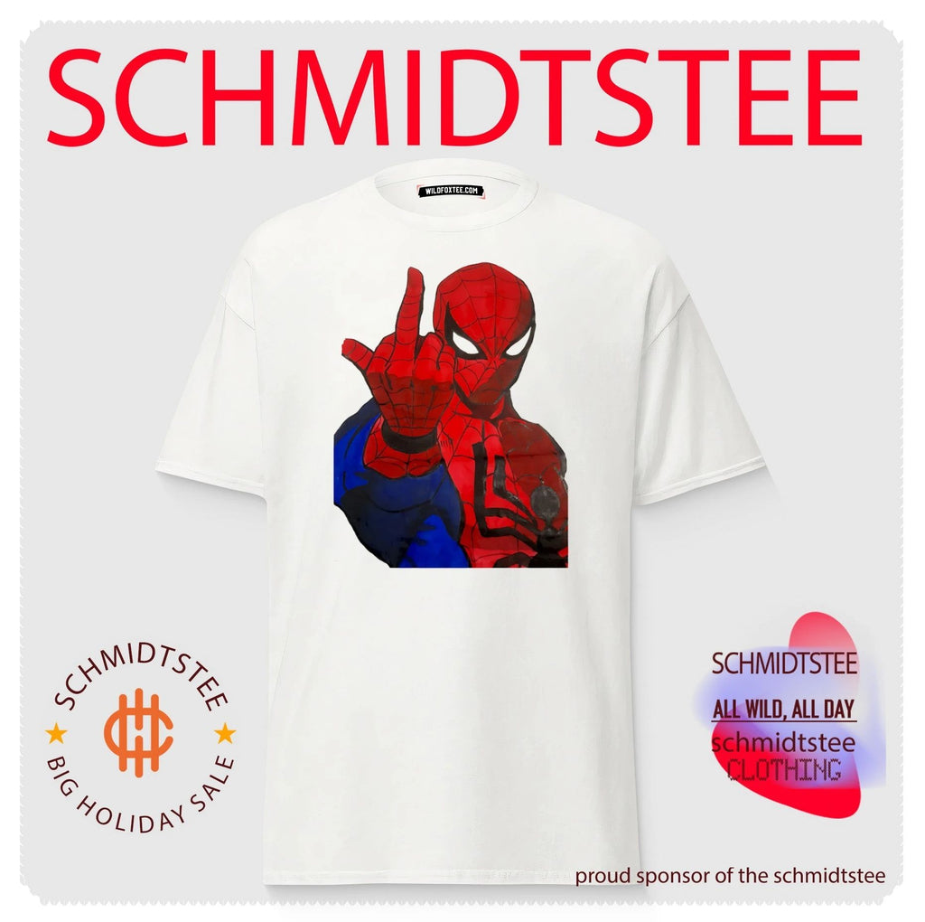 Spider-Man Middle Finger Gesture shirt