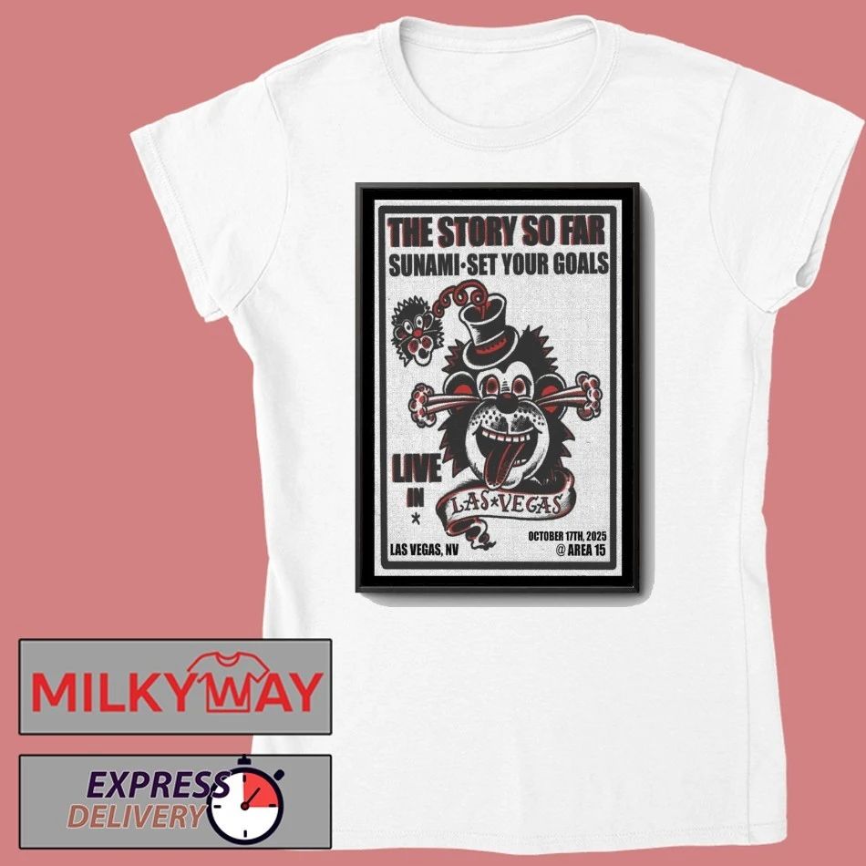 Poster The Story So Far Tour Las Vegas 10.17.2025 shirt