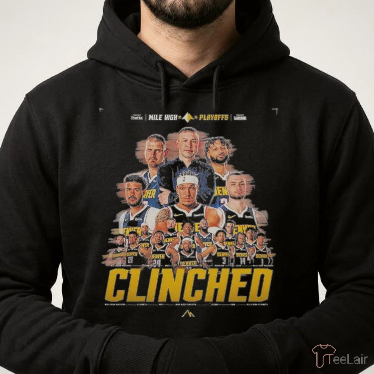 Denver Nuggets 2026 Mile High Playoffs Clinched 2026 Shirt