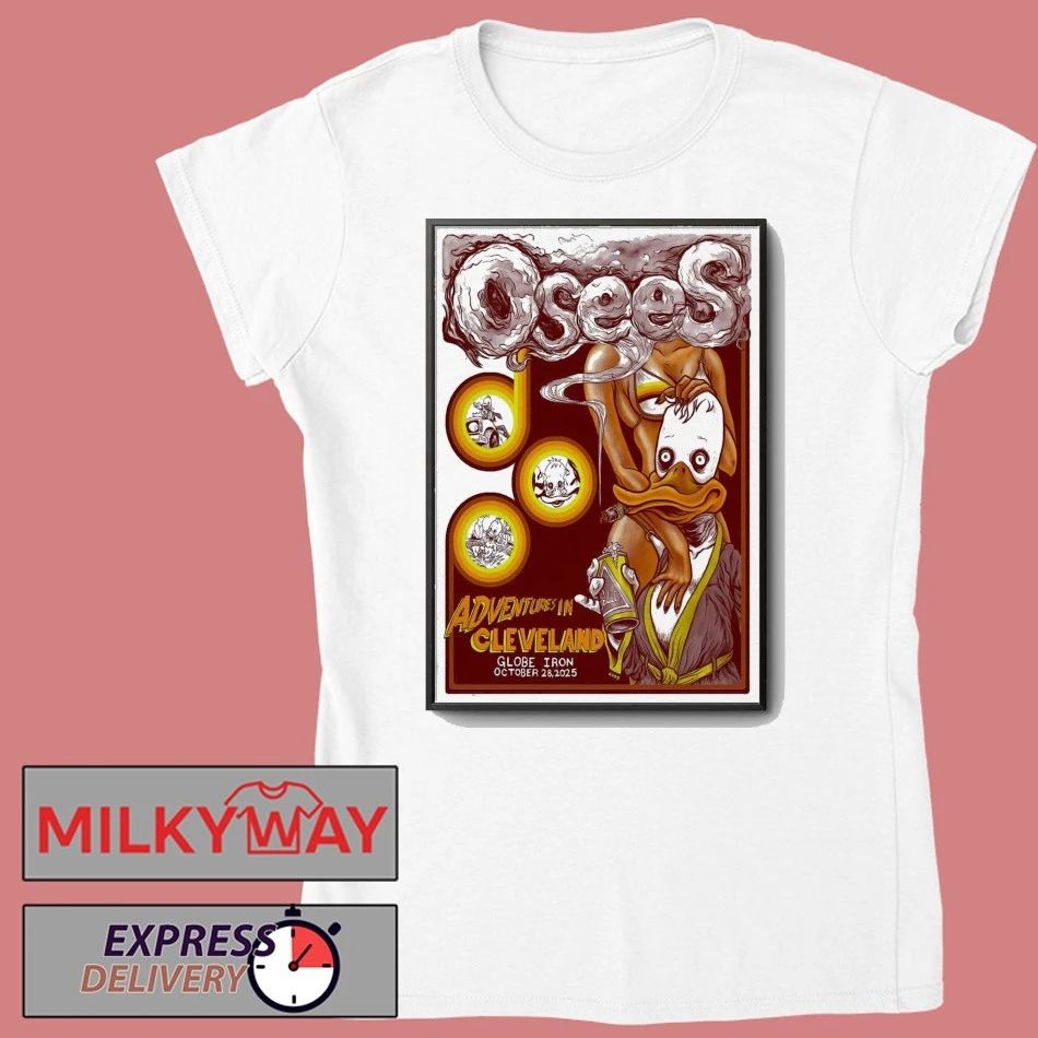 Osees The Globe Iron In Cleveland OH October 28 2025 Poster shirt