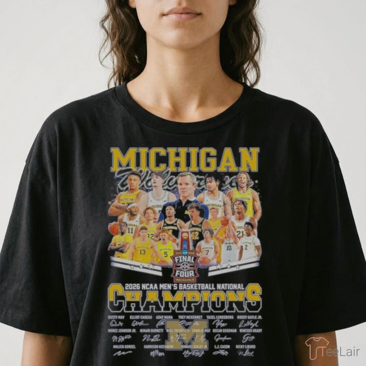 Michigan 2026 Ncaa Men’S Basketball National Champions Shirt