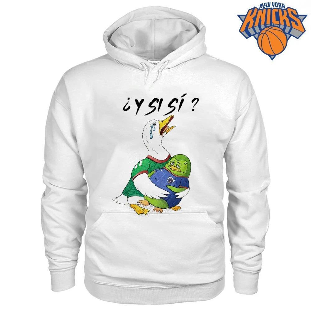 Y Si Si Crying Mexico Soccer Duck Surreal Shirt