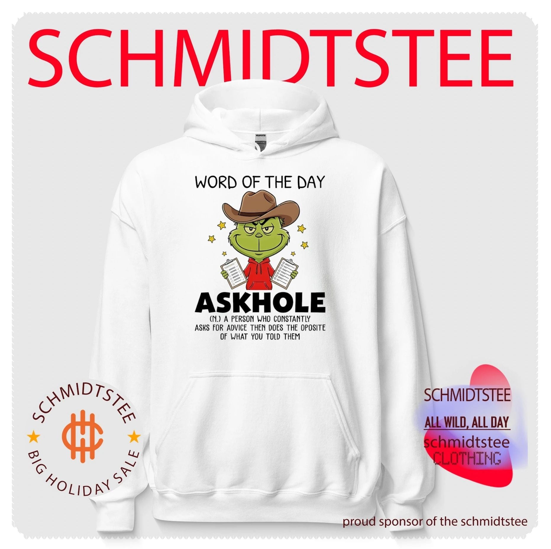 Grinch word of the day askhole definition shirt