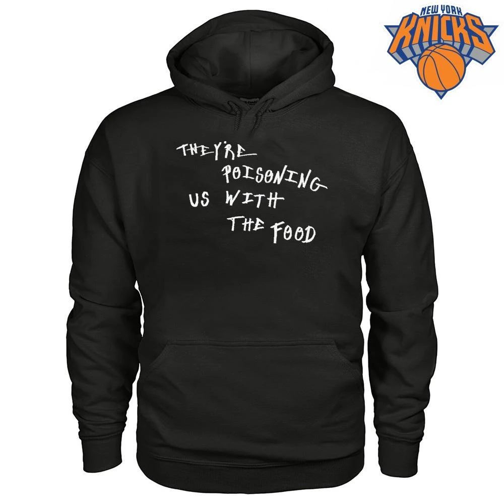 They Are Poisoning Us With The Food Distressed Text Grunge Alternative Streetwear Aesthetic Shirt