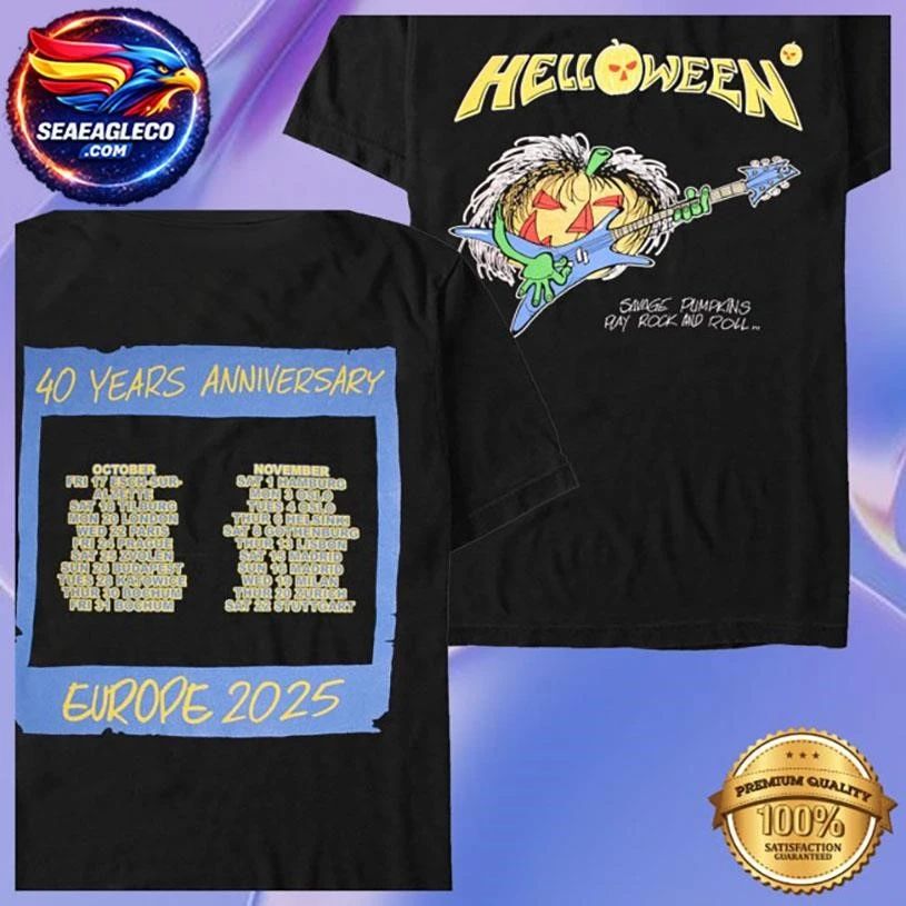 Impericon Helloween Savage Pumpkins Tour 2025 Two Sided Shirt