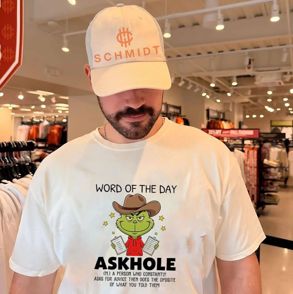 Grinch word of the day askhole definition shirt