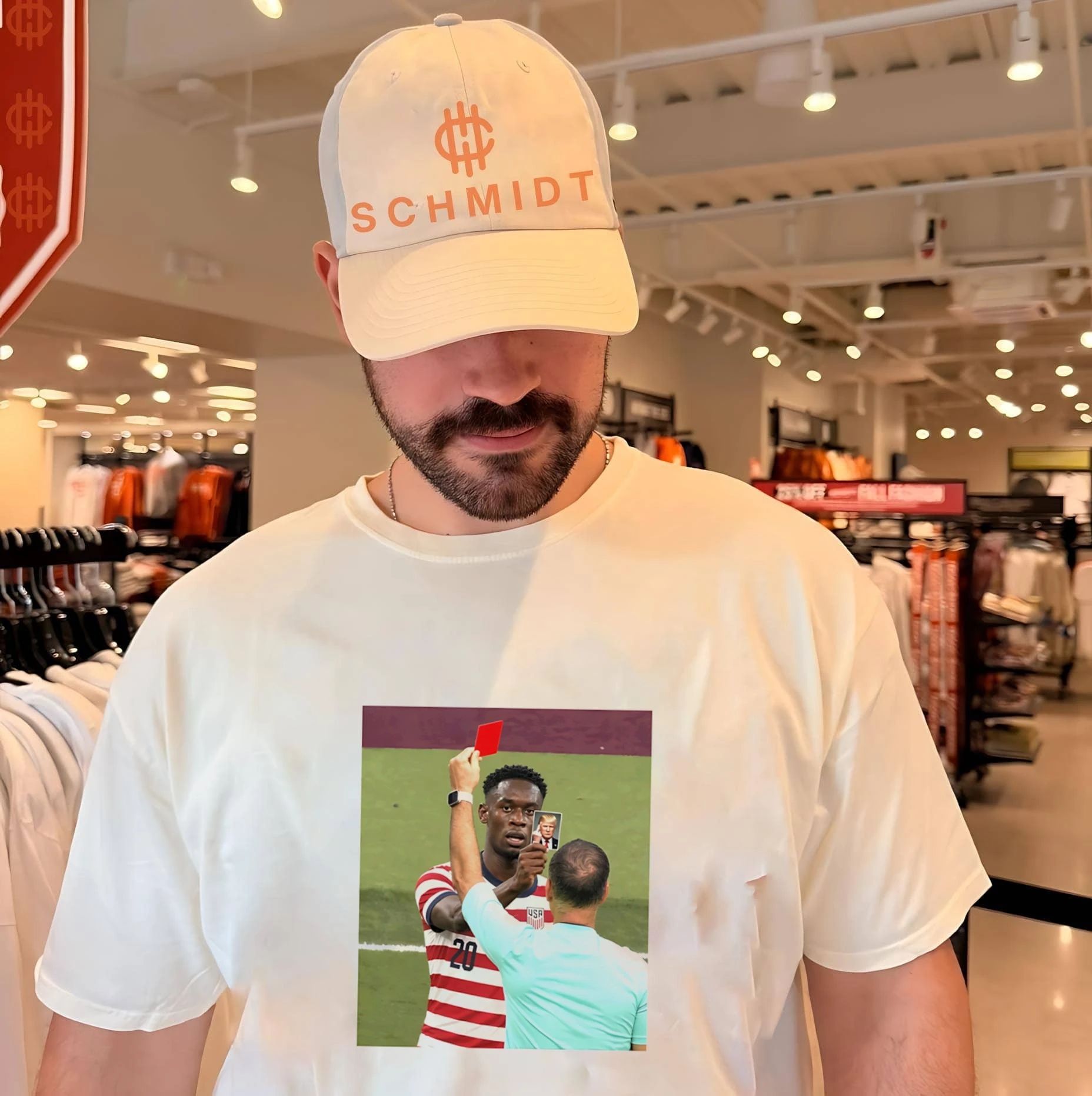 Folarin Balogun USMNT Red Card Trump Meme shirt