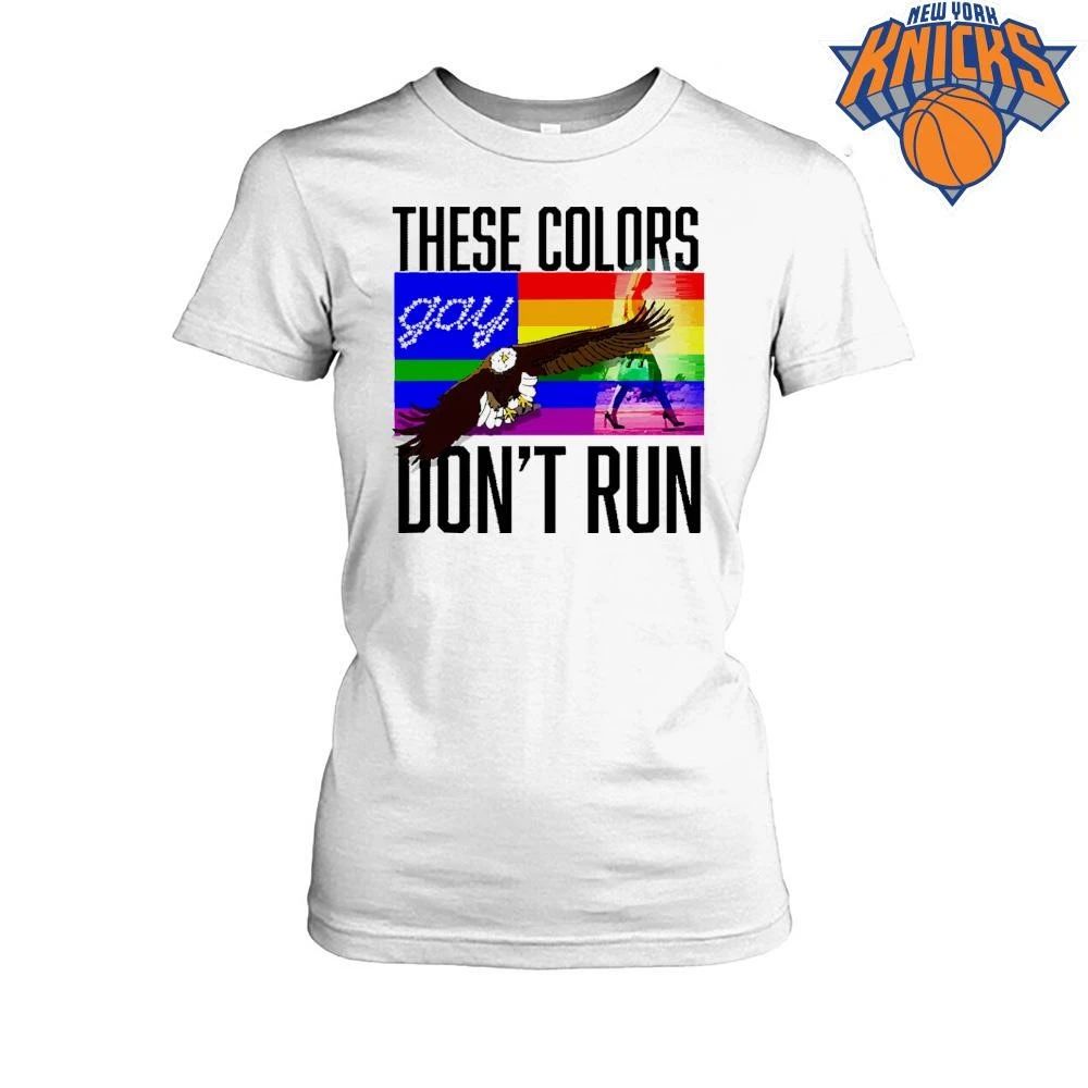 These Colors Don’t Run Gay American Pride Flag Eagle Meme Shirt