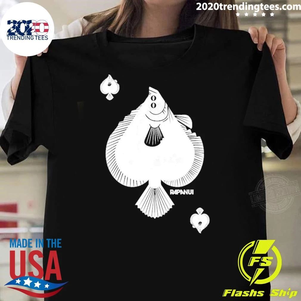 Black Plaice of Spades Shirt