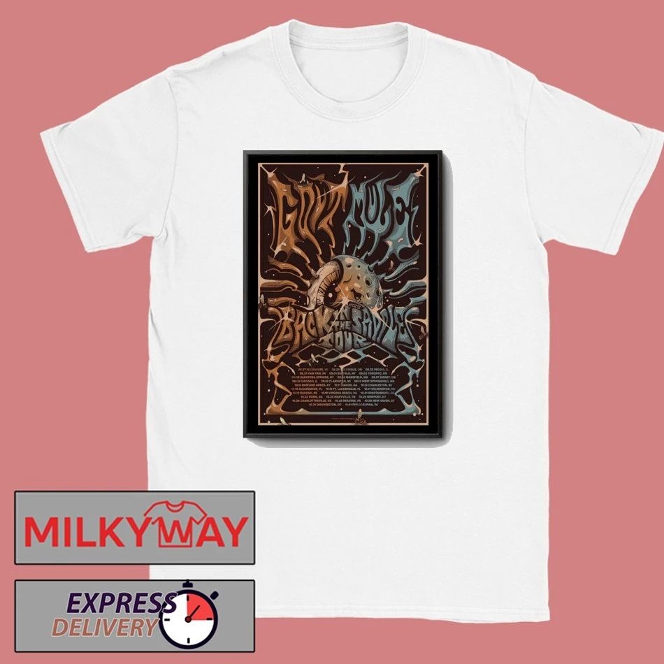 Gov’t Mule Back in the Saddle Tour Poster shirt