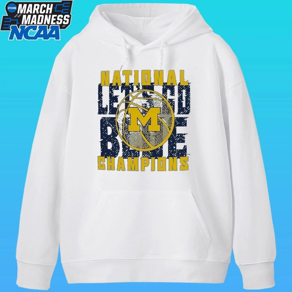 Michigan Wolverines Comfort Colors 2026 NCAA Men’s Basketball National Champions Phrase Overlay Shirt