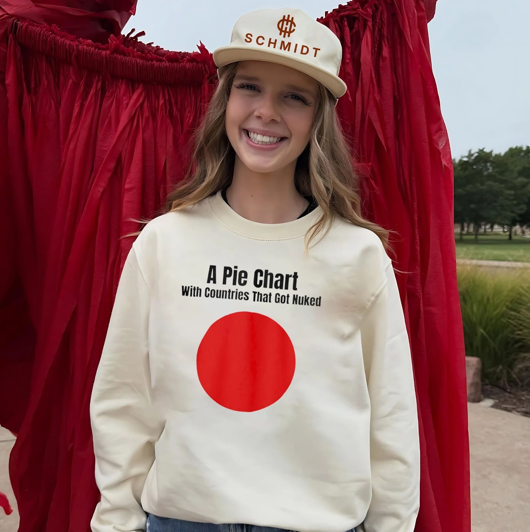 A Pie Chart With Countries That Got Nuked Japan Flag shirt