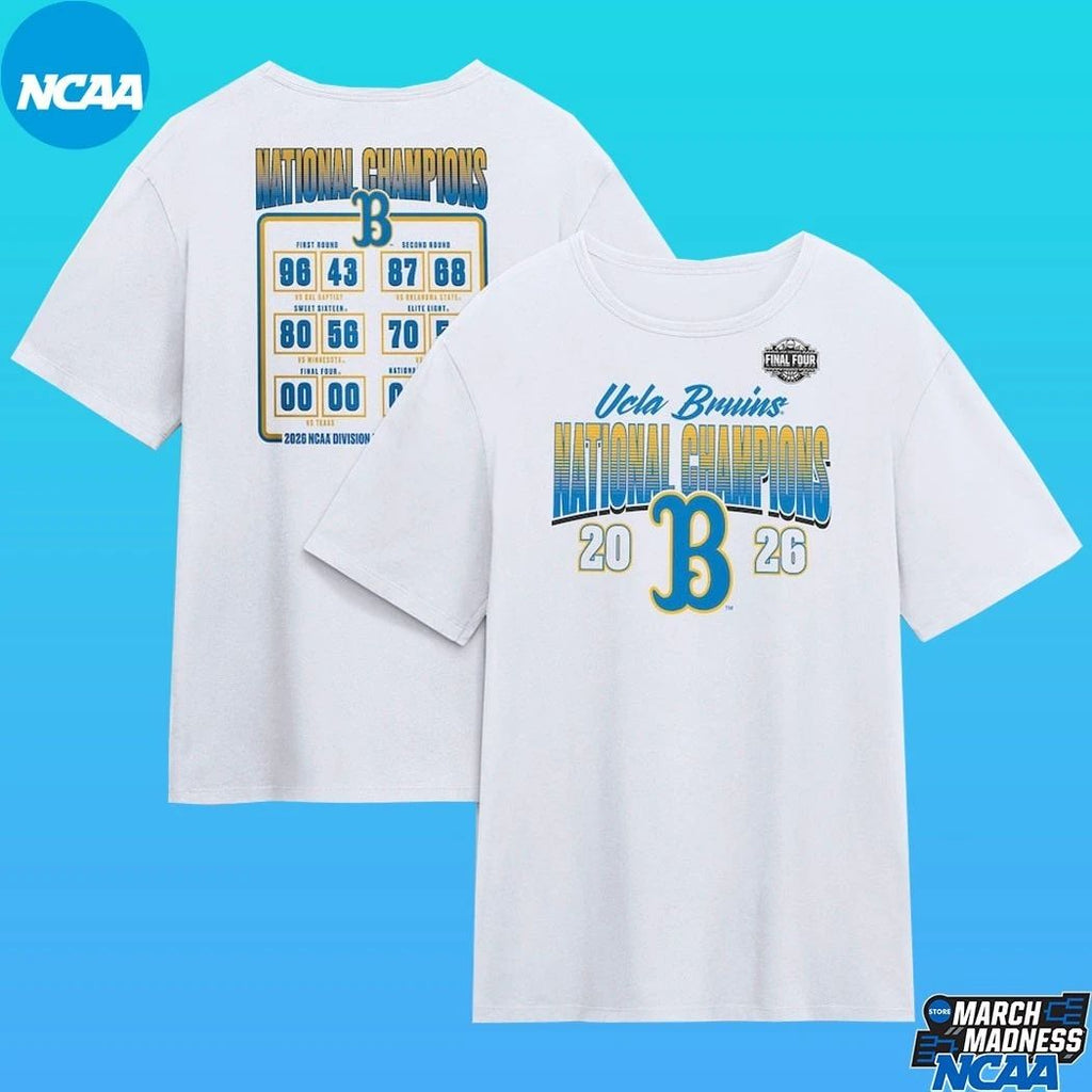 UCLA Bruins 2026 NCAA Women’s Basketball National Champions Schedule Shirt