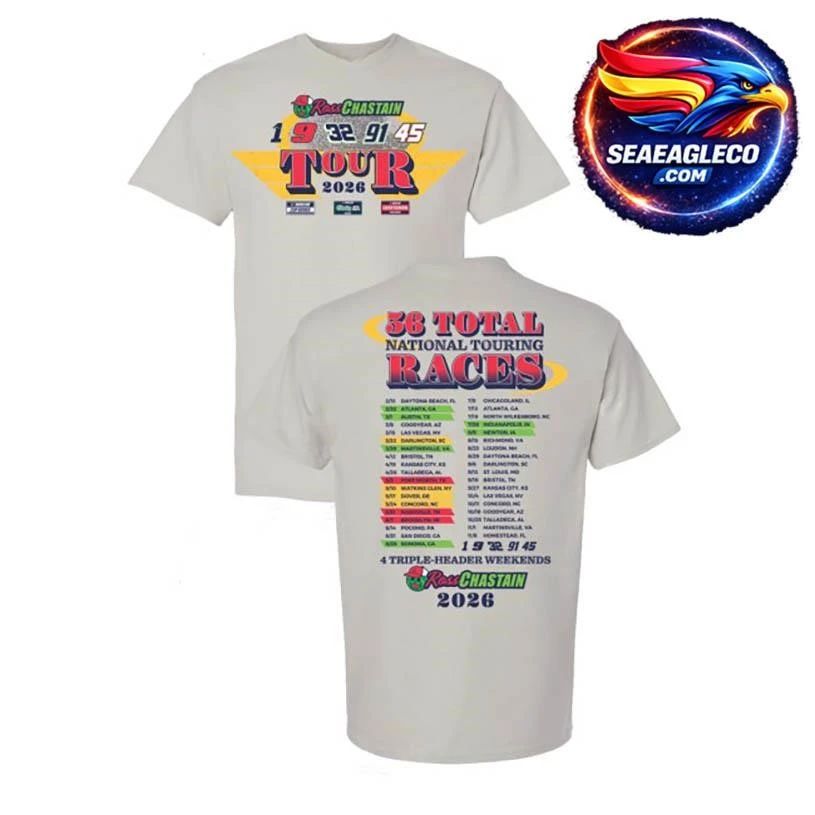 Melon Man Brand Ross Chastain 2026 Tour Two Sided Shirt