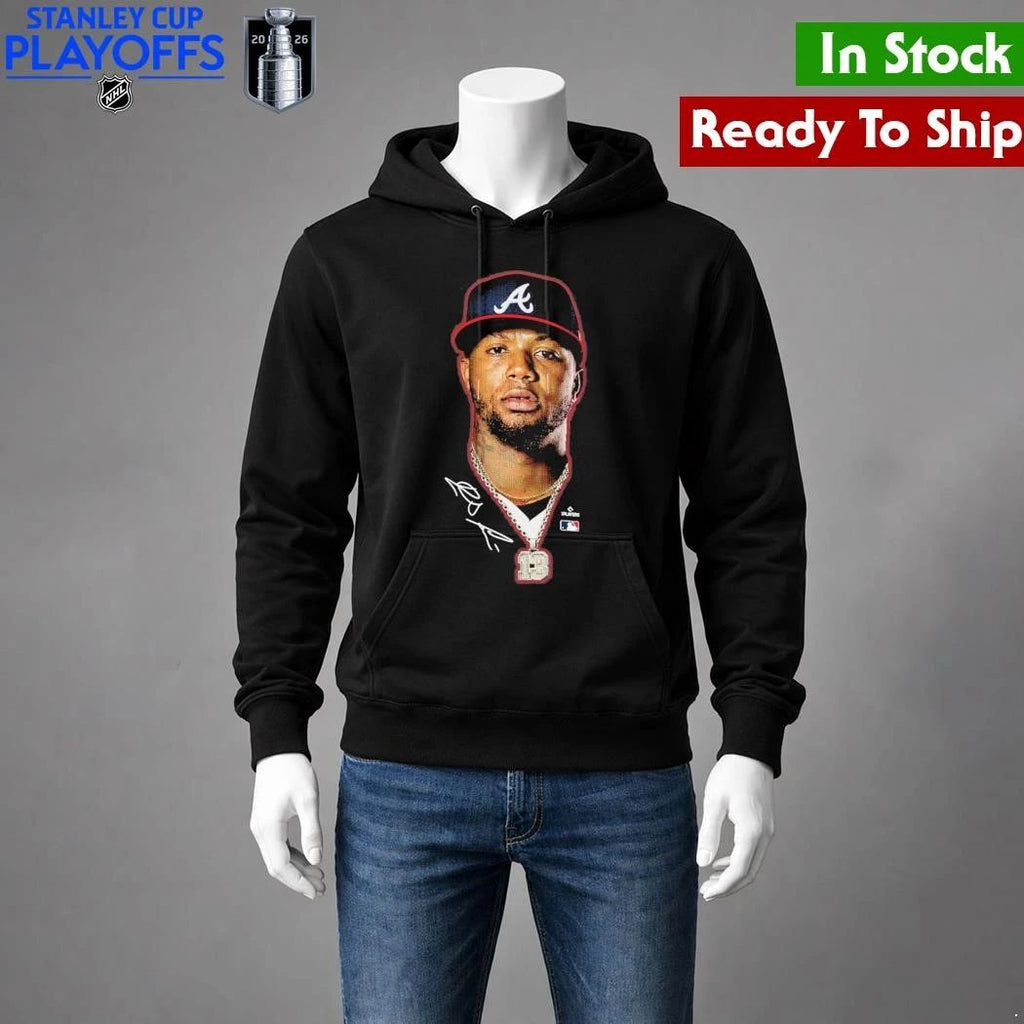 Atlanta Braves Ronald Acuña Jr. Outerstuff Black Headliner Shirt
