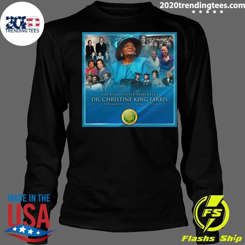 The King Center Remembers Dr. Christine King Farris September 11. 1927 – June 29, 2023 Shirt