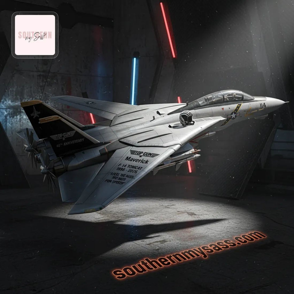 Gun F-14 Tomcat Maverick 40th Anniversary Garden Wind Spinner