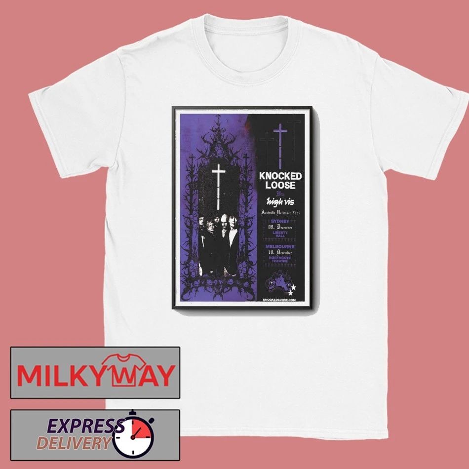 Knocked Loose & High Liberty Hall Moore Park Tour 2025 Poster shirt