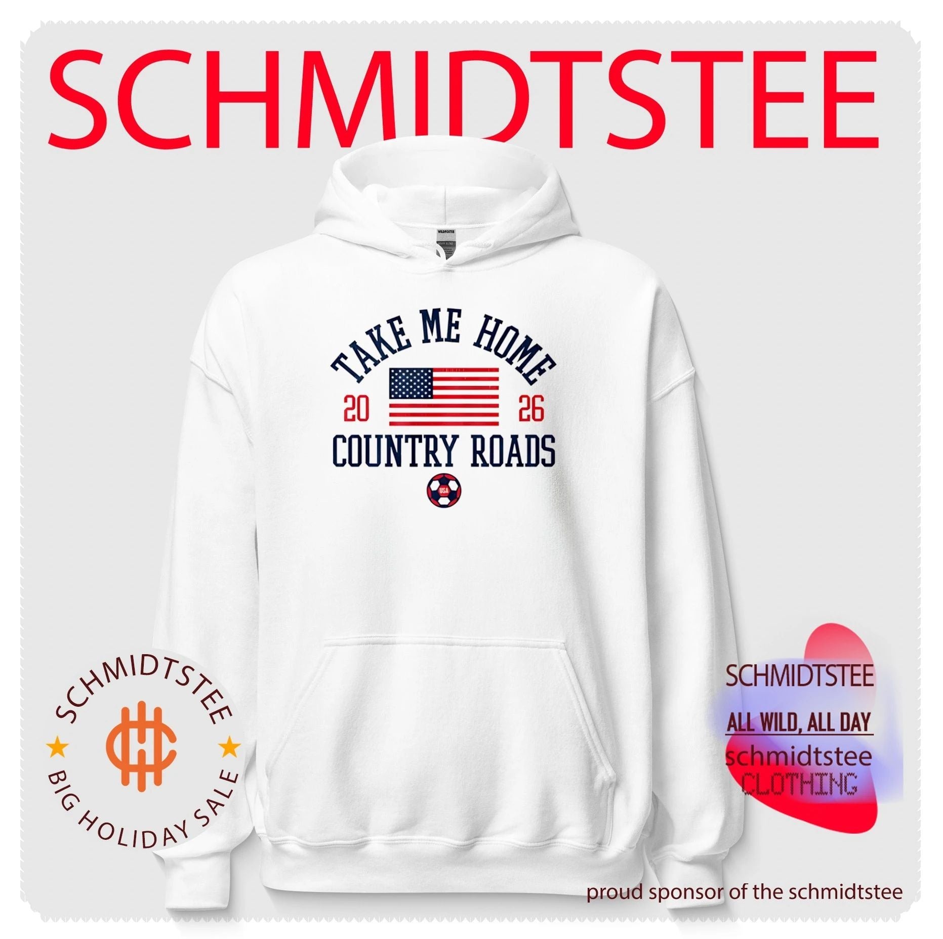Take Me Home Country Roads 2026 USA Soccer shirt