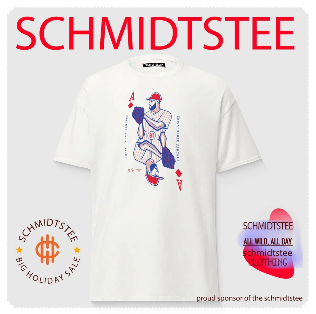 Cristopher Sánchez Philadelphia Phillies Ace of Diamonds Playing Card shirt
